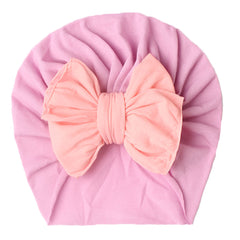 Nylon Bow Baby Hat 0-3 Years Old