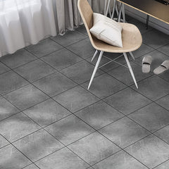 2pcs Pack Gray Marble Floor Stickers Non-slip Waterproof Wear-resistant