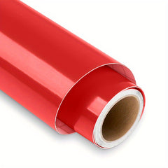 Glossy Red Adhesive Vinyl Roll for Silhouette Cameo 30 X 12