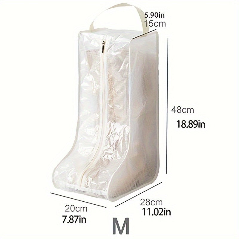 Boots Storage Bag Zipper Lightweight Protective Cover Dust-proof Shoe Container