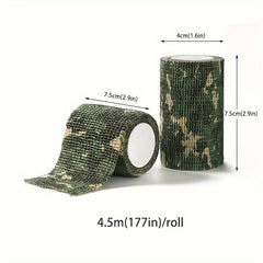 Self Adhesive Camouflage Bandage Tape for Equipment, Joints, Muscles, Pets