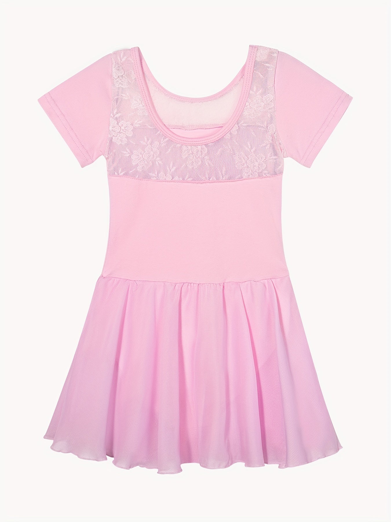 Girl's Ballet Dance Dress Athletic Cotton Stretch Short