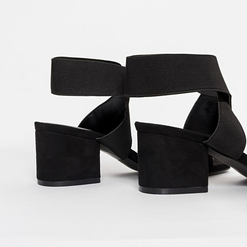 Women's Block Heel Ankle Strap Sandals for Daily Wear