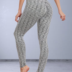 Stripes Yoga Leggings Butt Lifting Sports Long Pants Activewear
