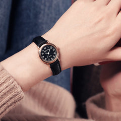 Girls Quartz Watches with Leather Strap