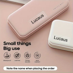 60pcs Customized Transparent Sticker Waterproof 3.0x1.09 cm Smooth Surface