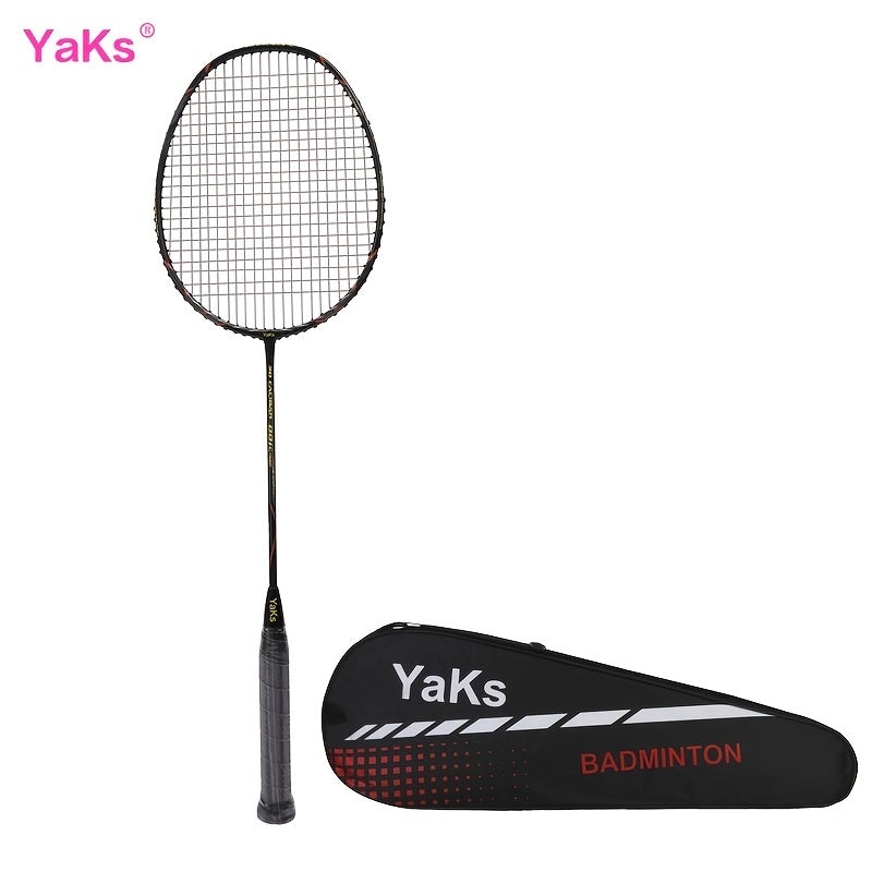 YAKS Badminton Racket Adult Student 1pc Durable Racquet