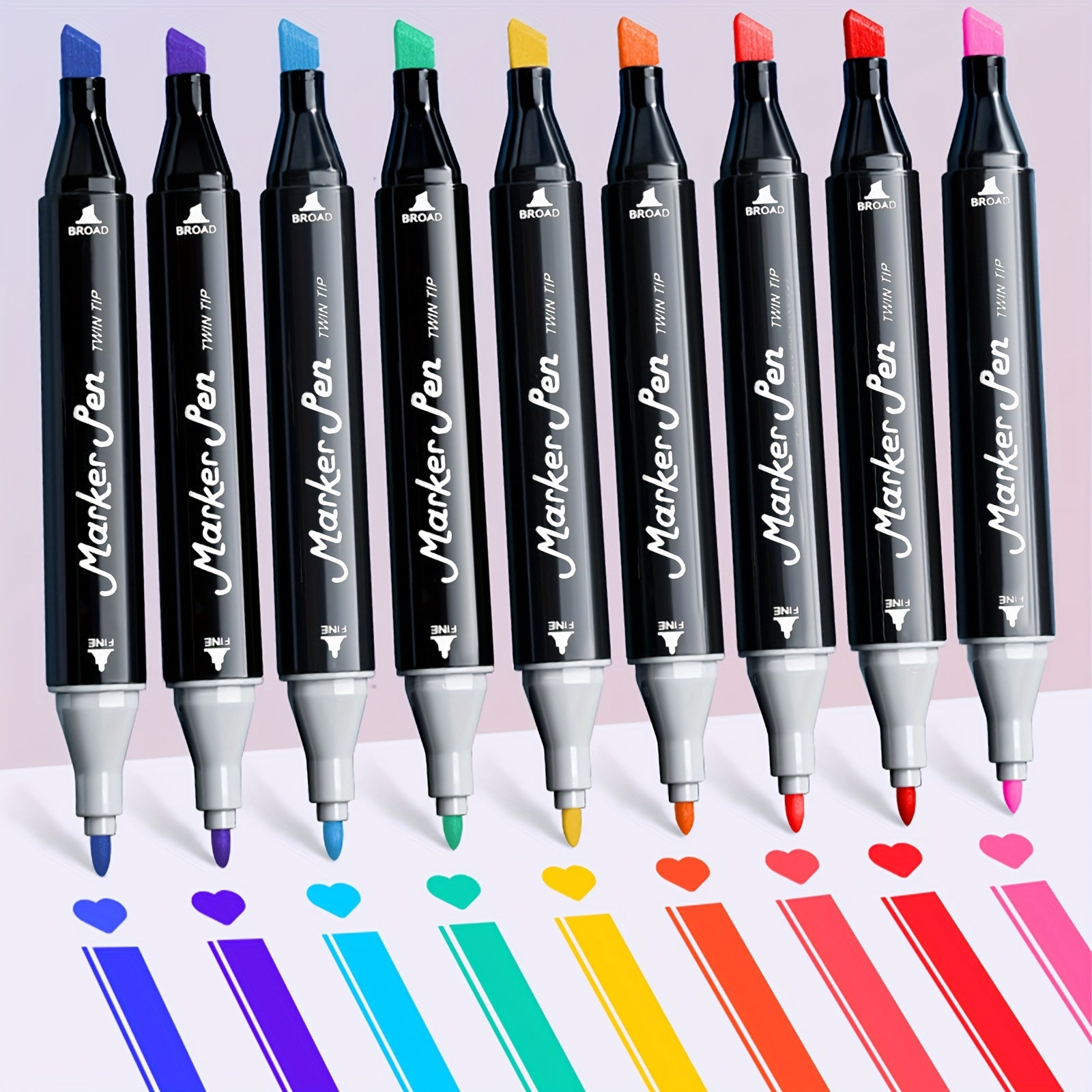 120 Dual Tip Alcohol Markers Set for Vibrant Colouring