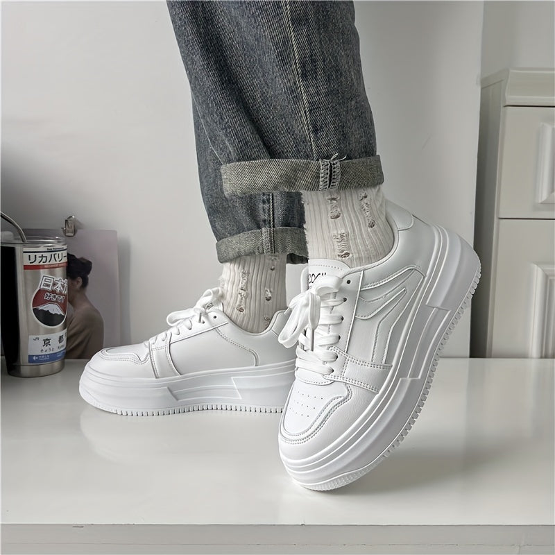 Platform Skate Shoes Lace Up Low Top Sneakers