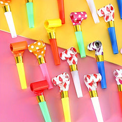 10pcs Plastic Whistle Birthday Party Event Aid Props Random