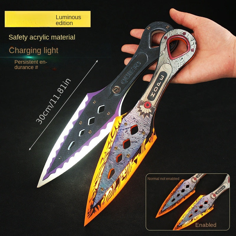 Acrylic Safety Luminous Toy Weapon Hand held Cos Props Role playing Game