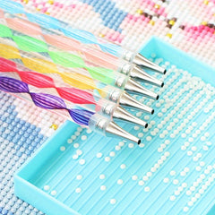 5D Resin Point Drill Pen Set Diamond Painting Embroidery Craft Nail Art Tools