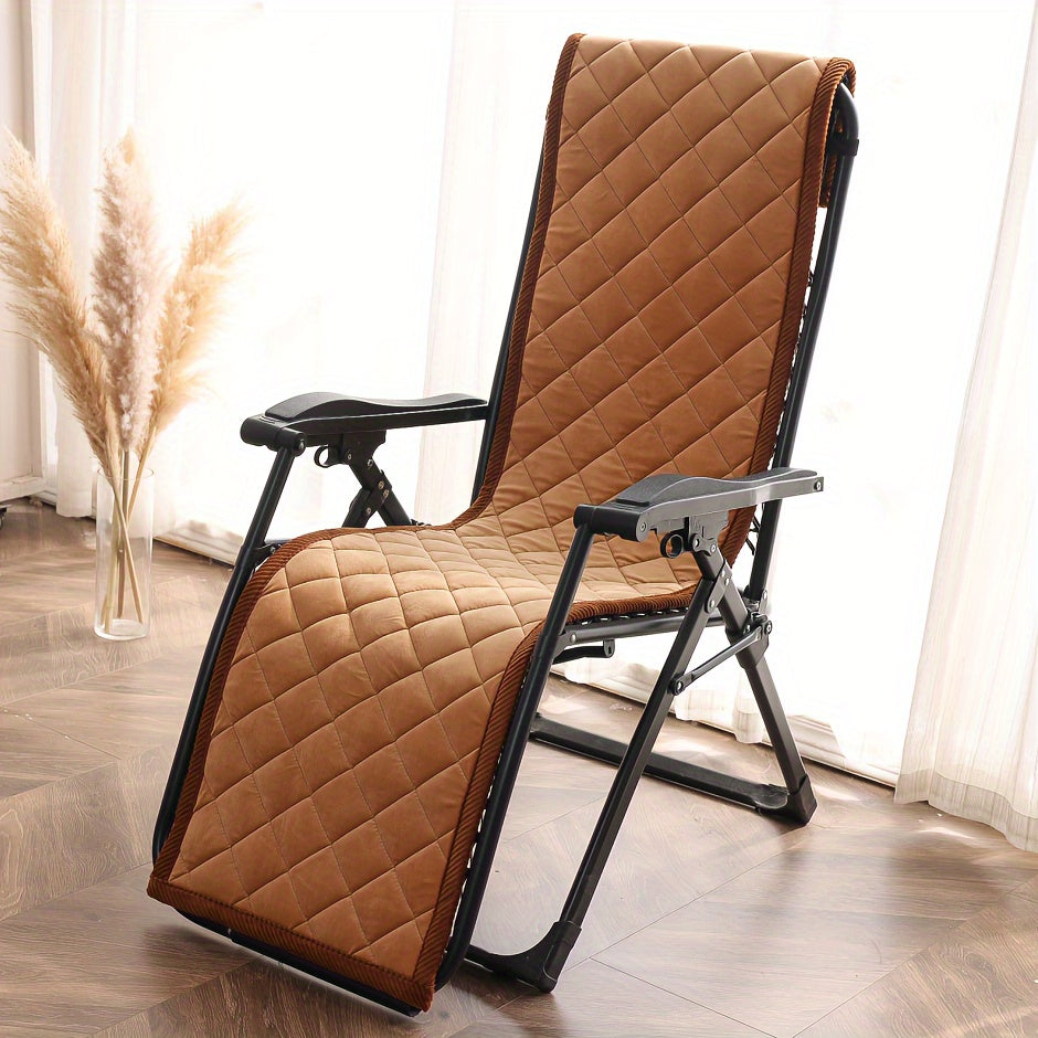 Wide Cotton Lounge Chair Cushion Universal Anti-slip