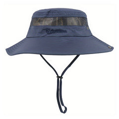 Men's Wide Brim Fishing Hat Summer Sun Hat Jungle Boonie Hat