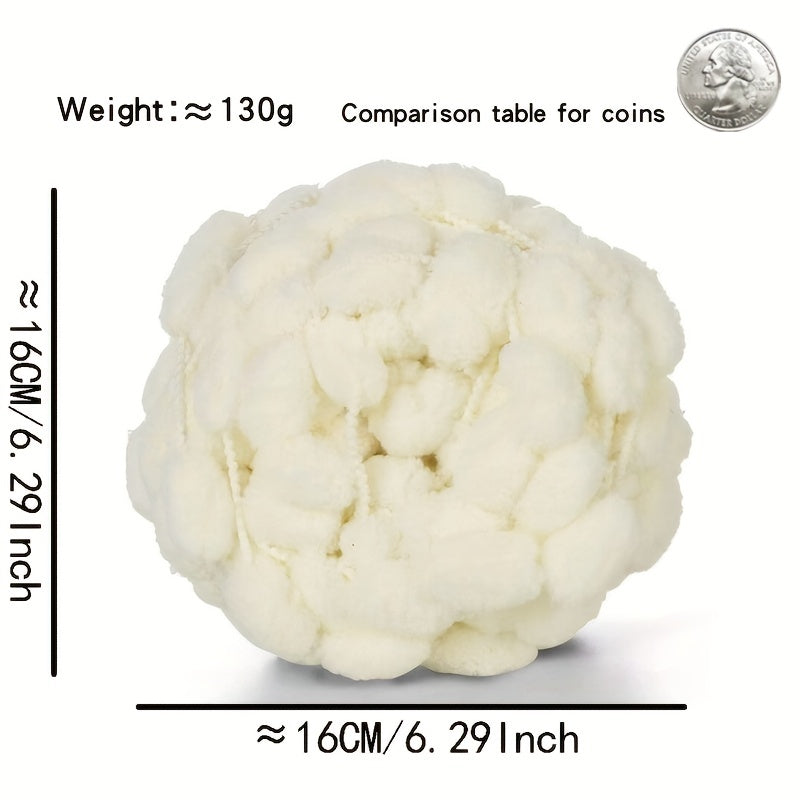 3pcs Thick Wool Yarn Set for DIY Knitting & Crocheting 130g