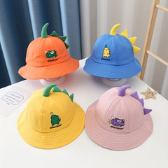Kids Dinosaur Bucket Hat Spring Autumn Boys Sunshade Basin Hat