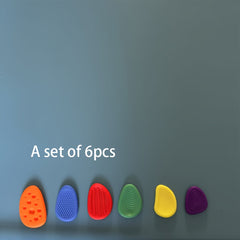 12pcs Sensory Silicone Stone Set Soft Textured Toy for Children and Adults