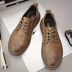 Men's Derby Shoes Lace up Front Dress Shoes For Men Business Formal Wedding