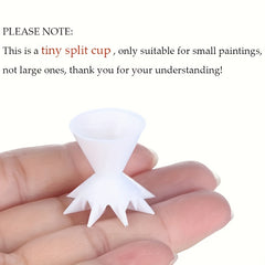 Mini Split Cup for Paint Pouring - 7 Leg Funnel for Acrylic Pouring DIY