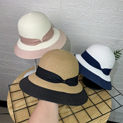 Straw Fisherman Hat Outdoor Sun Protection Beach Vacation Hat