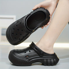 Women's Solid Clogs Casual Garden Shoes - Outdoor Beach Shoes