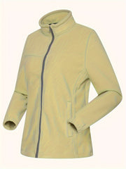 Warm Windproof Softshell Sports Jacket - Women's Activewear
