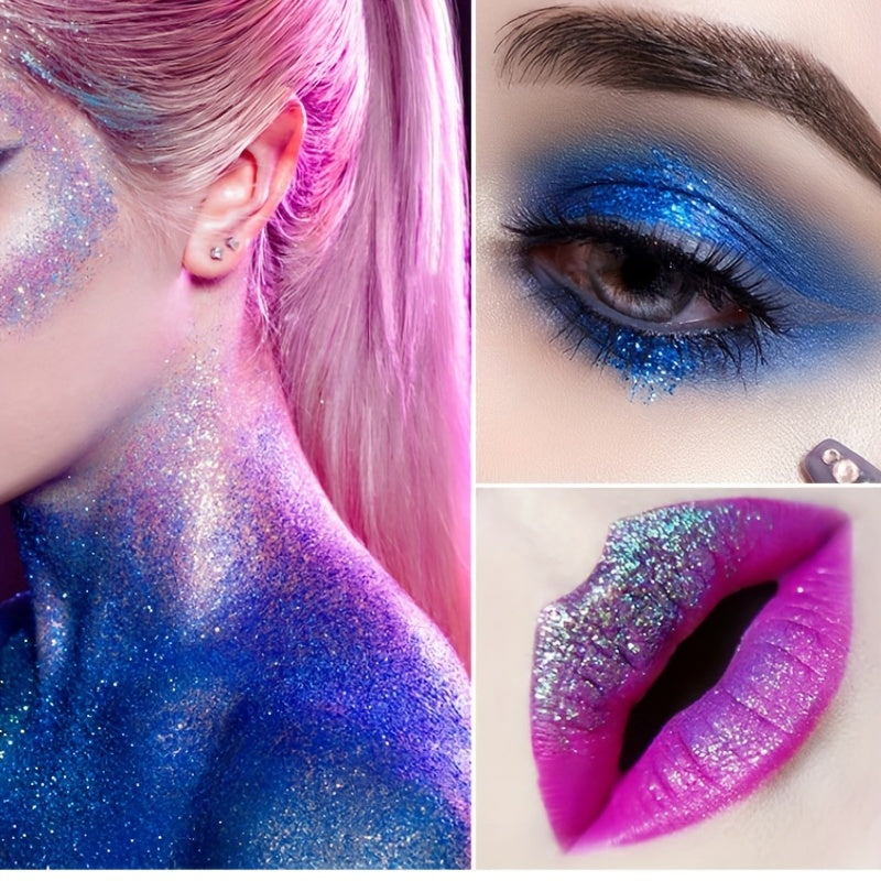 UV Fluorescent Eyeshadow Palette for Halloween Parties