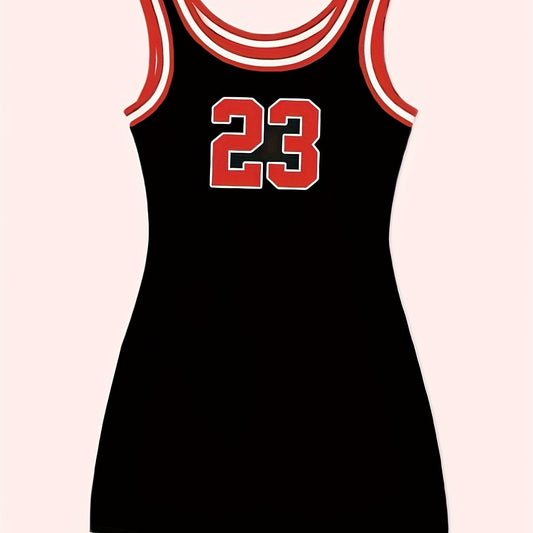 Sleeveless Contrast Trim Jumpsuit Casual Tank Romper