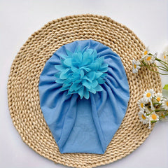 Soft Elastic Baby Girls Flower Turban Headband