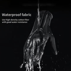 Warm Winter Gloves for Men and Women - Windproof Touchscreen Cycling