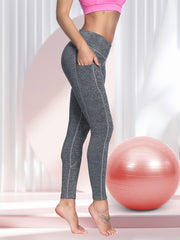 Butt Lifting Yoga Pants Mid Stretch Pocket Running Fitness Activewear