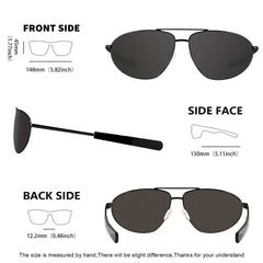 Retro High Wear Resistant Polarized Sunglasses UV Protection