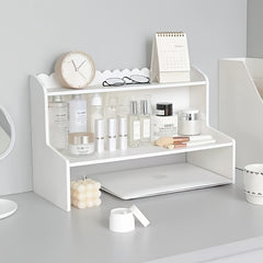 Double Layer Heightening Storage Rack for Office and Dorm