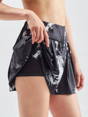 Tie Dye Skirt With Shorts Sport Fitness Yoga Running Skort Women's Clothing