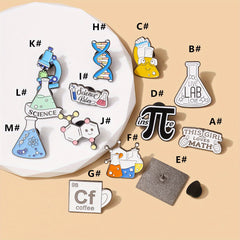 Chemistry Lab Element Brooch Pin