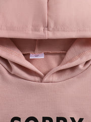 Girls Sweatshirt 'Sorry I'm Late I Didn't Want To Come'