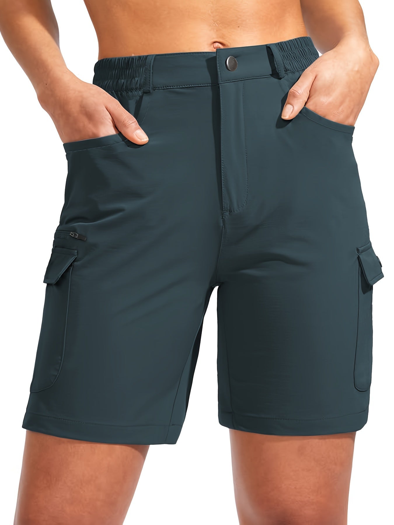 Women's Quick Drying Cargo Shorts for Outdoor Activities