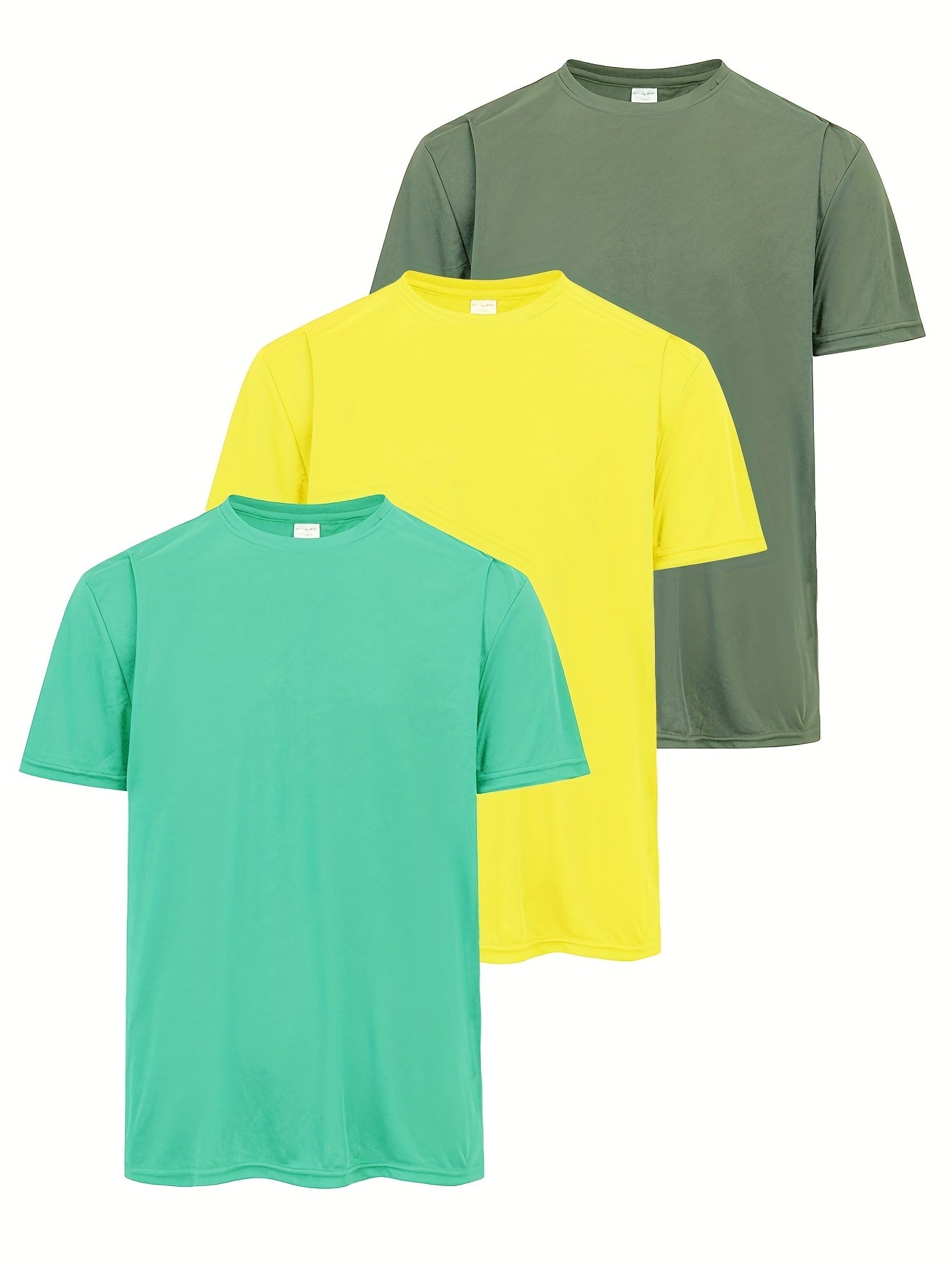 Men's Active T-Shirt - Breathable & Quick for Workouts