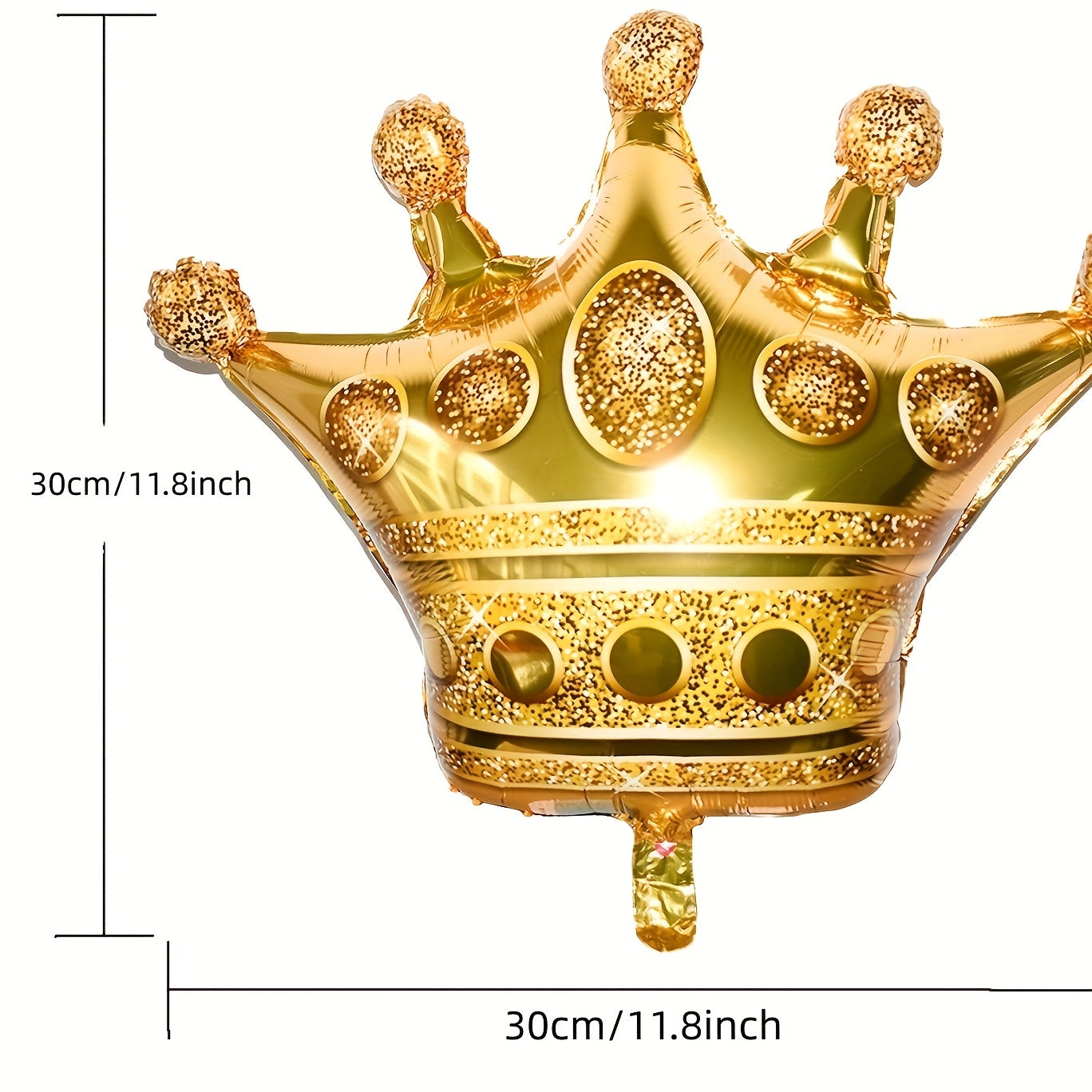 Mini Crown Foil Balloons Princess Prince Golden Air Ballon Wedding Birthday