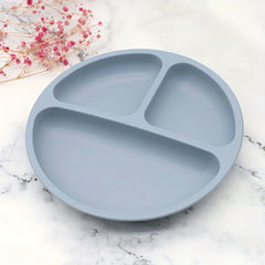 Silicone Kids Plates Baby Suction Bowl Anti Slip & Separate Compartment