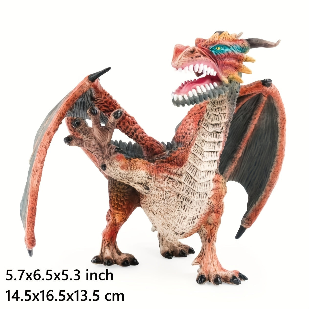 1pc Dinosaur Toy Simulation Hard Glue Static Wildlife Decoration