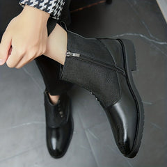 Men's Slip On Chelsea Boots Wear resistant Non Slip Boots