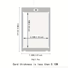 5PCS Ultraman Card Brick Strong Magnetic Protection Sleeve Transparent Box