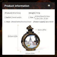 Portable LED Swinging Wind Lamp for Home Decoration