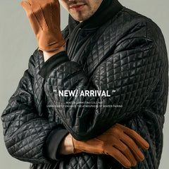 Men's Winter Suede Velvet Gloves Plus Velvet Thickened Warm