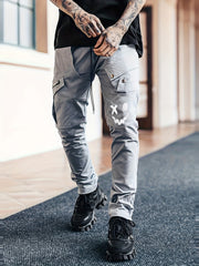 Men's Casual Cargo Pants with Large Pockets