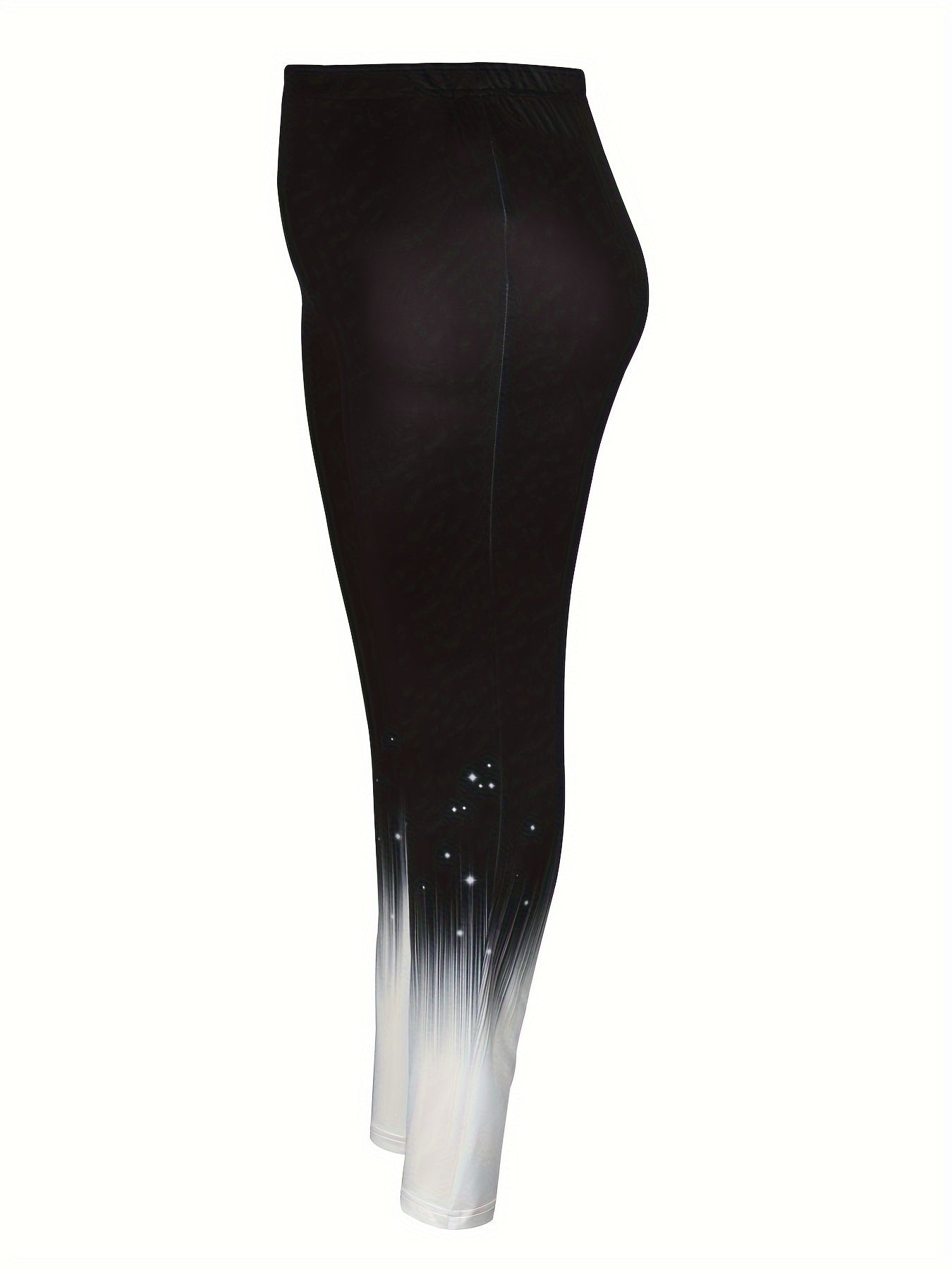 Graphic Print Stretch Leggings