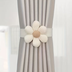 1pc Flower Curtain Tieback Without Punching