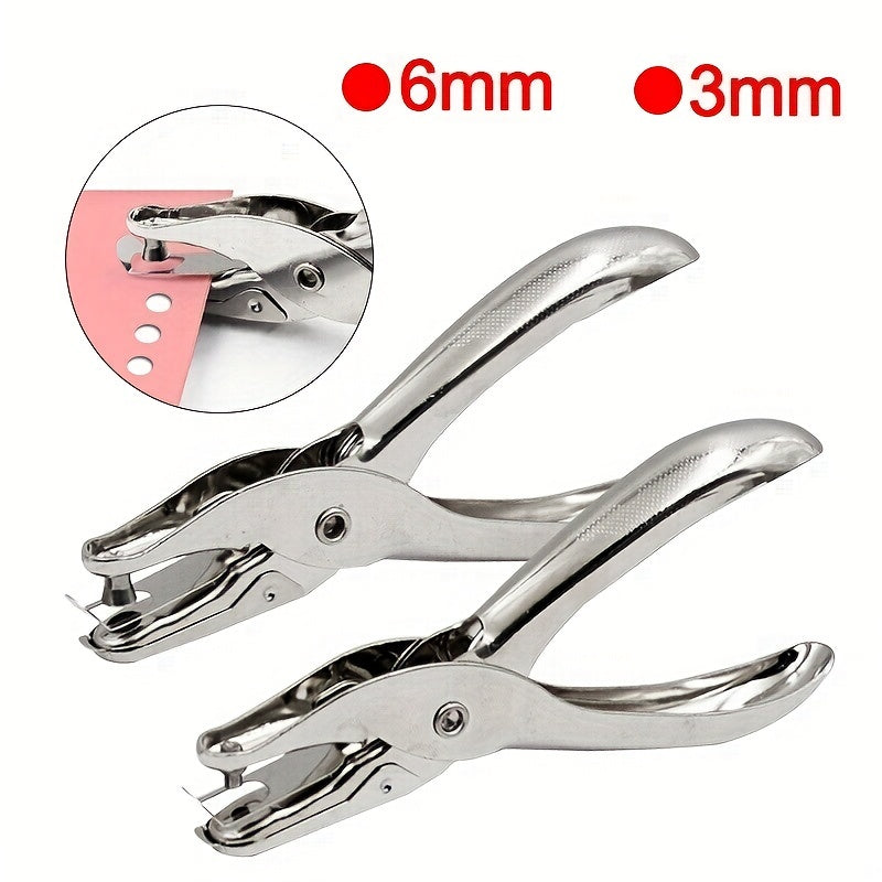 Single Hole Puncher 1 8 Sheet Capacity Classic Office Paper Punch
