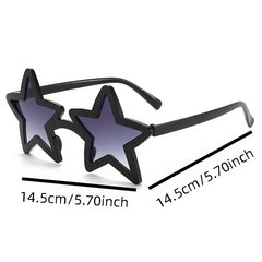 Men's Pentagram Sunglasses UV Protection for Outdoor Party